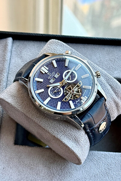 Reward Rd333376M Leather Cord Automatic Men's Wristwatch