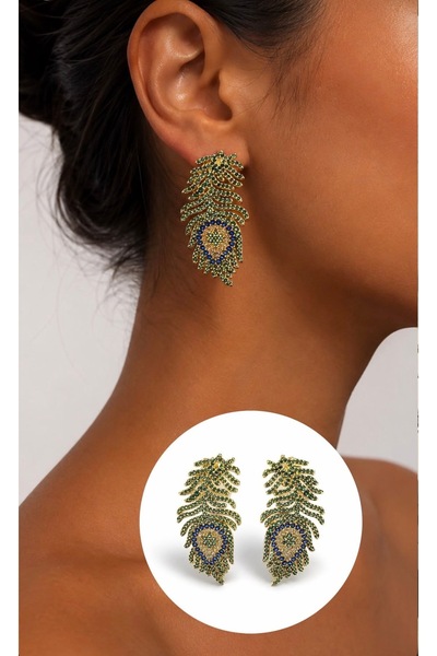 gozdeasutayaccessory أقراط بتصميم مفصل على شكل عين الشر