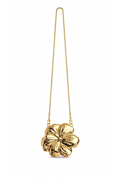 GZ GAIBAG Lotus Gold Zincir Askılı Kadın Mini Çanta