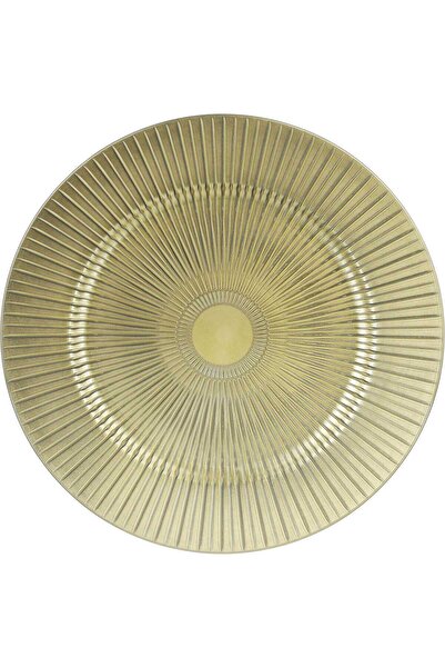 Alsaif Gallery Al Saif Gallery Plastic Round Serving Plate, 33 X 33 X 1.7 Cm ...
