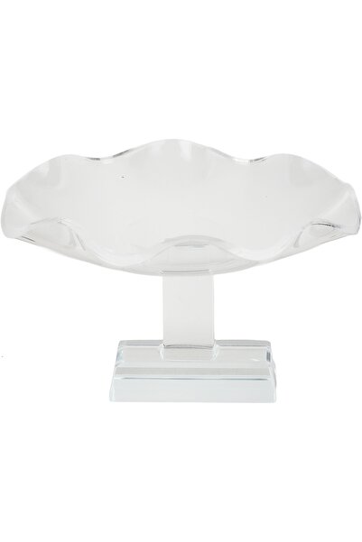 Alsaif Gallery Al Saif Gallery Stainless Steel Serving Stand, 14x14x8 cm, Acr...