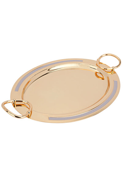 Alsaif Gallery Tofaria Steel , 40x30x2 cm - Gold