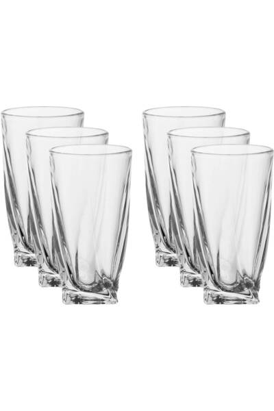 Alsaif Gallery Al Saif Gallery Glass Cups Set, 6 Pieces - Clear