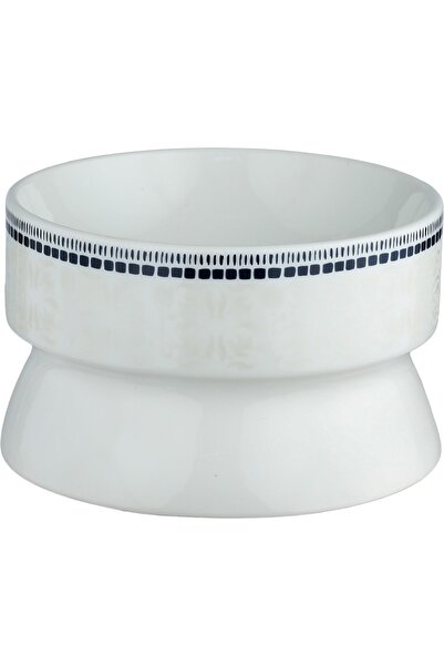 Alsaif Gallery Al Saif Gallery Porcelain Serving Bowl, 15x15x9.3 cm, Round, B...