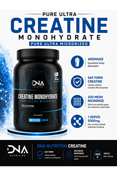 Dna Nutrition Creatine Monohydrate 1000gr - Aromasız