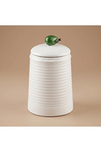 Alsaif Gallery Al Saif Gallery Porcelain Spice Jar, 12.8 x 12.8 x 20.6 cm, Av...