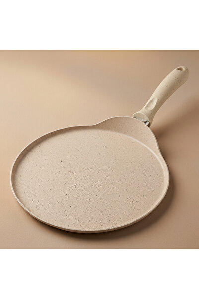 Alsaif Gallery Al Saif Gallery granite baking pan, 26 cm, flat - beige