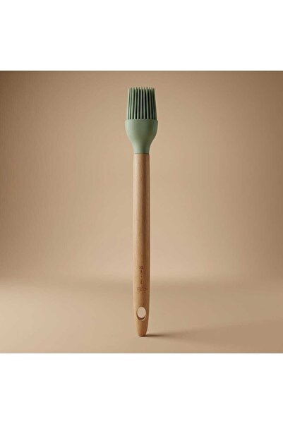 Alsaif Gallery Al Saif Gallery silicone brush, wooden handle - green