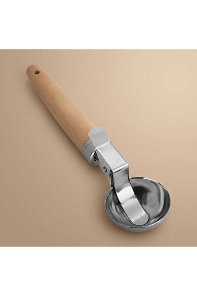 Alsaif Gallery SteelAl Saif Gallery ice cream spoon, wooden handle - wooden