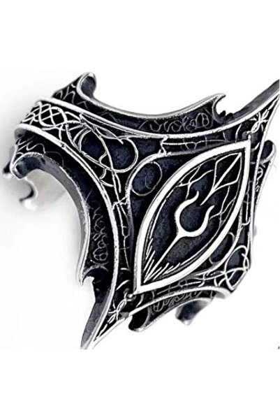 Choice black Personalized Vintage Irregular Pattern Gothic Style Open Ring Me...