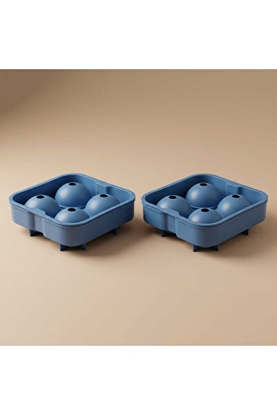 Alsaif Gallery Save So plastic ice cube tray, 12 x 12 x 5 cm, 2 pieces - ligh...