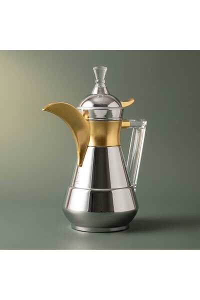 Alsaif Gallery Suleiman 2 Thermos, 1 liter, inner glass container, outer stai...