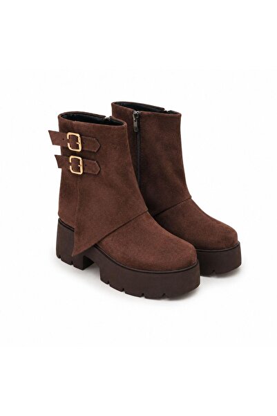 Solo Bag Women's Brown Suede Daily Belted Double Buckle Comfortable Stylish W...
