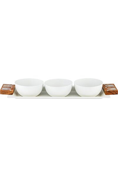 Alsaif Gallery Al Saif Gallery Stainless Steel Yogurt Set, 38x15x2 cm, 4 Piec...