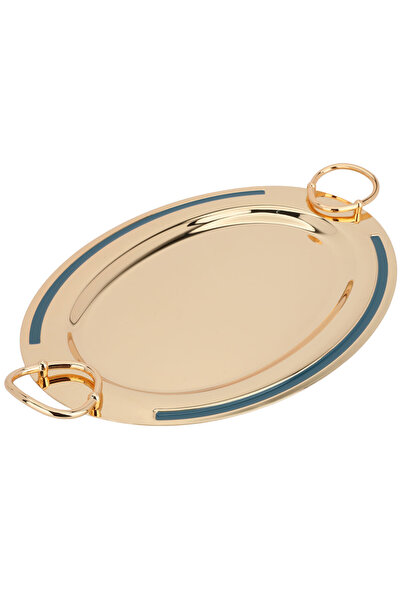 Alsaif Gallery Tofaria Steel , 48x34x2 cm - Gold