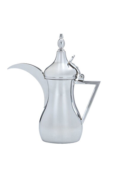 Alsaif Gallery Sulaiman Steel Dallah, 1.4 L - Silver