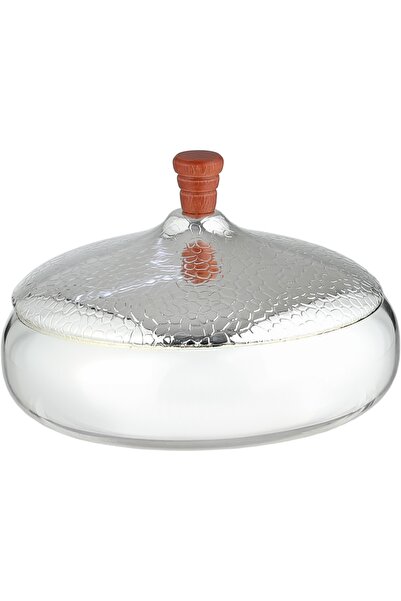 Alsaif Gallery Al Saif Gallery Stainless Steel Tamriyat, Metal Lid, 11Cm - Sh...