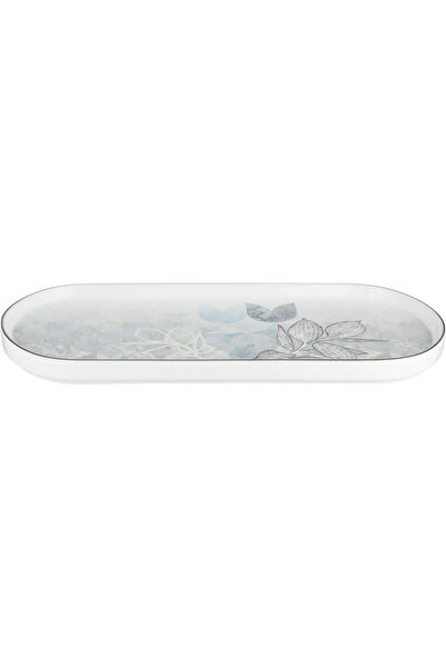 Alsaif Gallery Al Saif Gallery Porcelain Dessert Serving Dish, Floral Pattern...