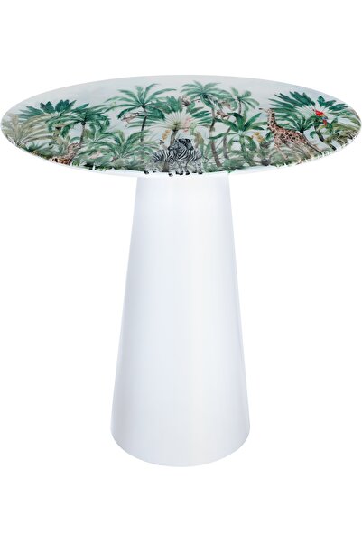 Alsaif Gallery SteelAl Saif Gallery serving table, wooded, 42.5 x 41 x 41 cm ...