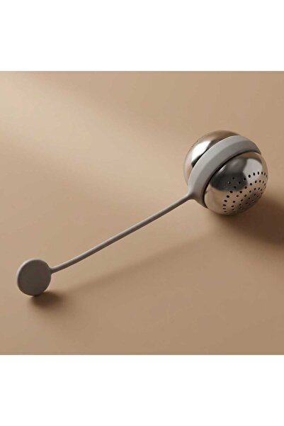 Alsaif Gallery Al Saif Gallery Steel Tea Strainer, Ball Shape - Silver