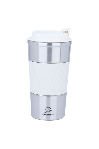 Alsaif Gallery Al Saif Gallery steel cup, 500 ml, lid - silver
