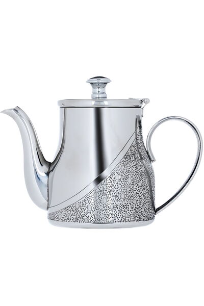 Alsaif Gallery Al Saif Gallery steel jug, 0.9 litres, engraved - silver