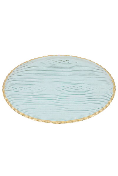 Alsaif Gallery Al Saif Gallery glass plate, 1.6 x 33 cm, flat round - transpa...