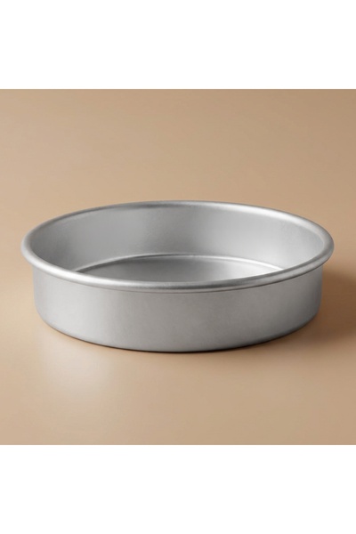 Alsaif Gallery Al Saif Gallery Aluminum Cake Mold, 24.5X24.5X5 Cm - Silver