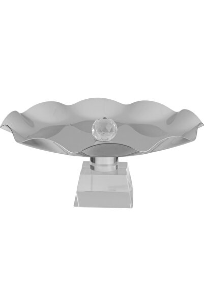 Alsaif Gallery Al Saif Gallery Stainless Steel Serving Stand, 20.5x20.5x11 cm...
