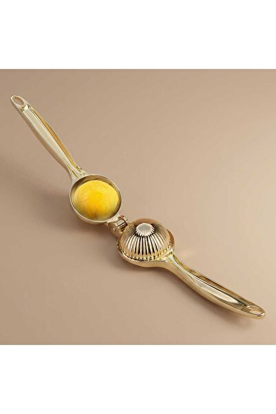 Alsaif Gallery Al Saif Gallery Steel Manual Citrus Juicer, 20 x 6 cm - Gold