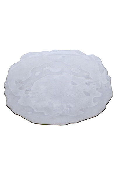 Alsaif Gallery Al Saif Gallery glass plate, 2 x 25.5 cm, circular - transparent