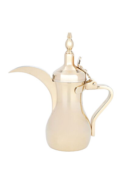 Alsaif Gallery Sulaiman Steel Dallah, 0.76 L - Gold