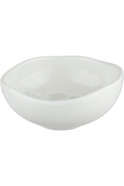 Alsaif Gallery Al Saif Gallery Porcelain Plate, 10x10x4.6 cm, Round - White
