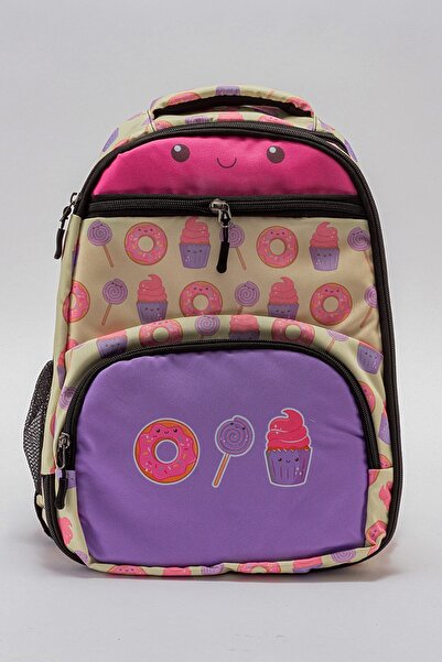 mnpc Unisex Çocuk Cupcake Okul Çantası