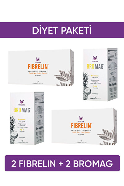Vitisfera Diyet Paketi (2 Bromag + 2 Fibrelin)
