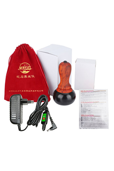 Choice1 EU Plug(220-240V) Hot Stone Gua Sha Electric Massager Neck Back Body ...