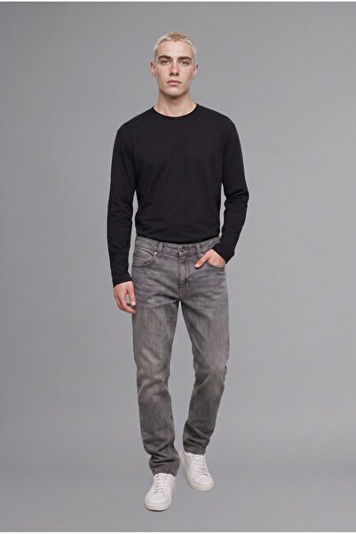 DeFacto Boxy Fit Crew Neck Cotton Long Sleeve Basic T-Shirt I3710Ax26Au