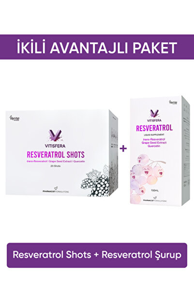Vitisfera İkili Avantajlı Paket 1 (Resveratrol Shots + Resveratrol Şurup)