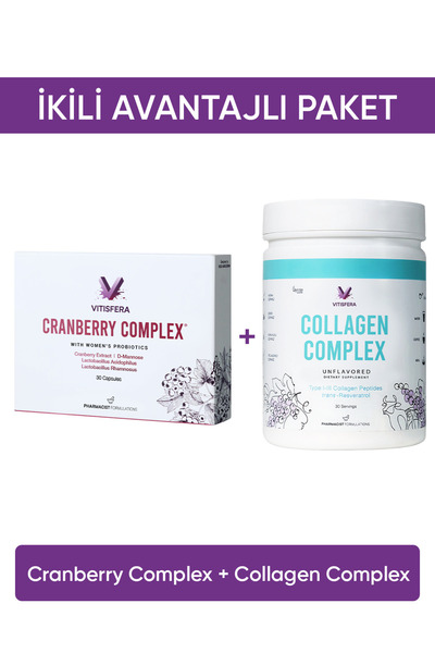 Vitisfera İkili Avantajlı Paket 6 (Cranberry Complex + Collagen Complex)