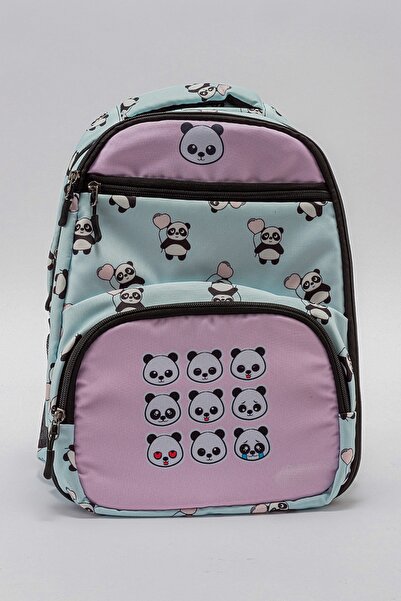 mnpc Unisex Çocuk Panda Okul Çantası