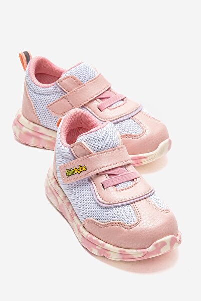 Şirin Bebe Unisex Çocuk Pudra Günlük Spor Ayakkabı