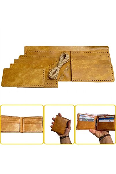 ipekbazaar DIY Meriç Σετ Κατασκευής Ανδρικού Δερμάτινου Πορτοφολιού, Χειροποί...