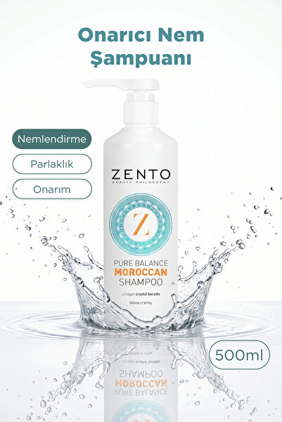 ZENTO Precıous Moroccan Onarıcı Nem Veren Saç Bakım Şampuan 500 ml