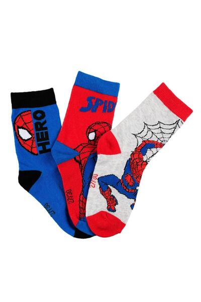 Sun City Fashion Group Σετ 3 ζευγάρια κάλτσες αγόρι Superheroes ZH06025 "Spid...