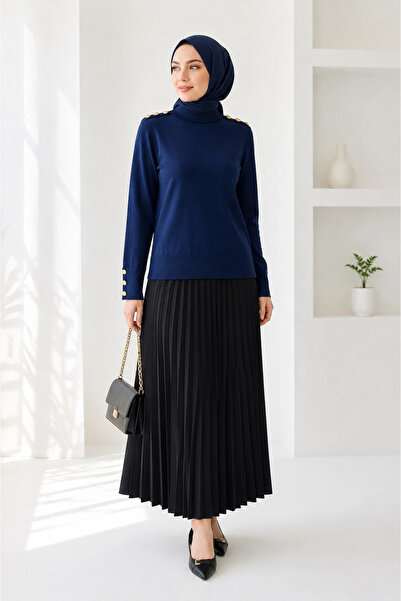 Nuss Triko Sweater Navy Blue 203
