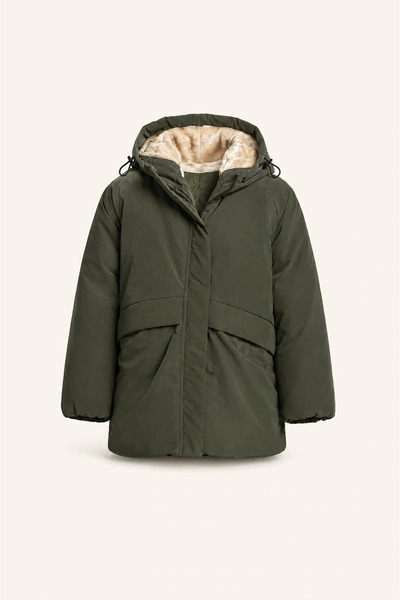 HAUSEkids 8-14 Years Old Shadow Premium Core Boys' Coat-Khaki