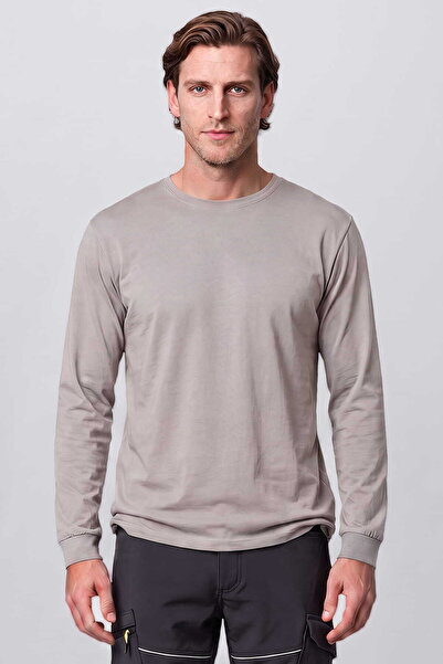 RELAXIA Combed Men's Long Sleeve Tshirt