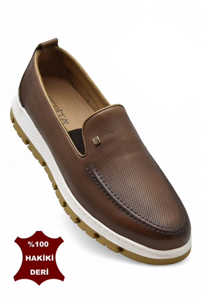 ISPARTALILAR Tab6574 Genuine Leather Men's Shoes Classic Men's Shoes Casual S...