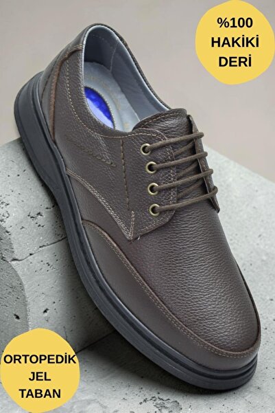 ISPARTALILAR Tab451 Orthopedic Sole Genuine Leather Men's Shoes Seasonal Dad ...