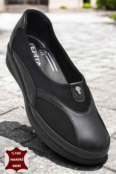 ISPARTALILAR 7507 Light Padding Full Orthopedic Sole Genuine Leather Women's ...